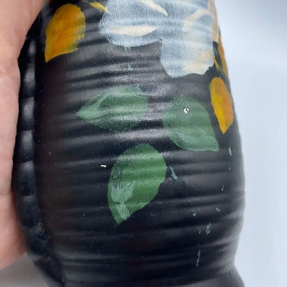 Vintage Brentleigh Ware Rise vase hand painted circa 1930 , made in England